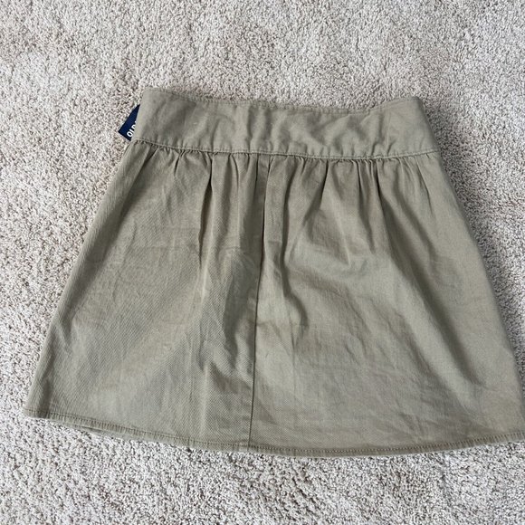 Old Navy Girls XL 14 Uniform Skorts Skirt Shorts Kaki Brown NWT - Picture 8 of 10
